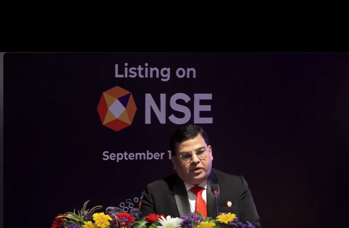Grand Listing Ceremony of Ratnaveer Precision Engineering Limited on 11 September 2023 at NSE Mumbai. Ratnaveer is globally first company to make T+3 listing. 